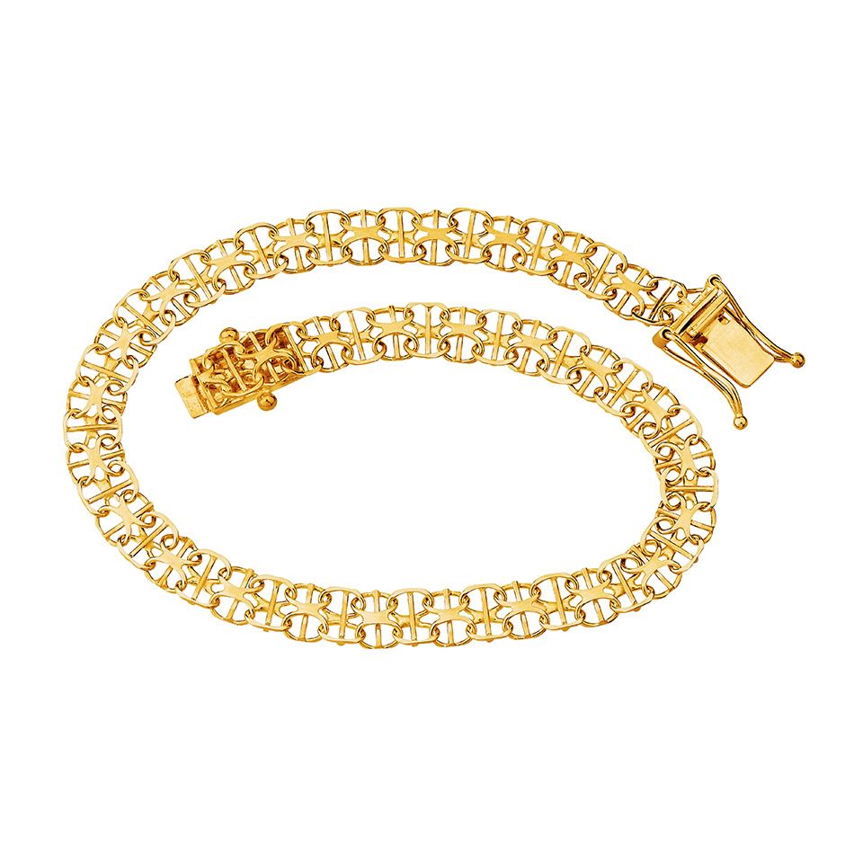 Armband i 18K guld 19,0cm