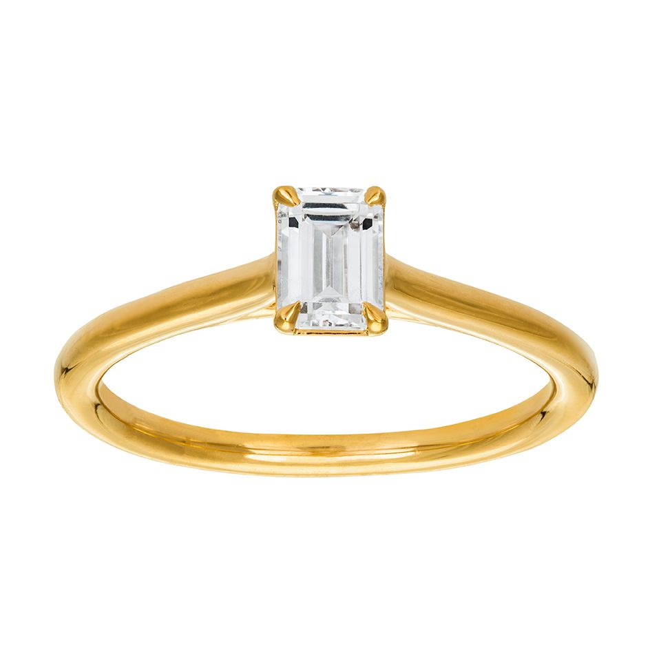 Ring med labbodlad diamant 16.5